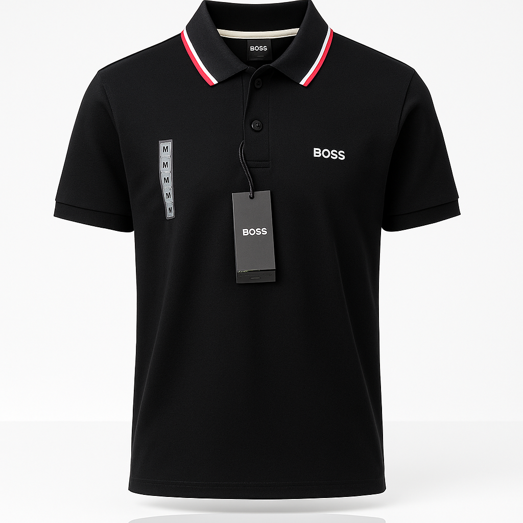 Boss Black Contrast Polo