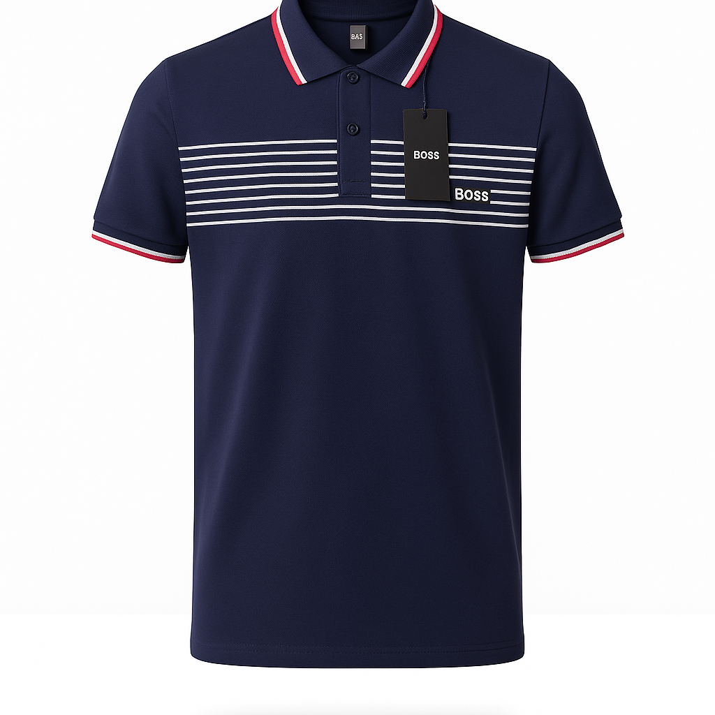 Boss Striped Navy