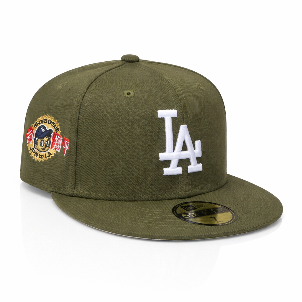 LA Dodgers Olive White Japan