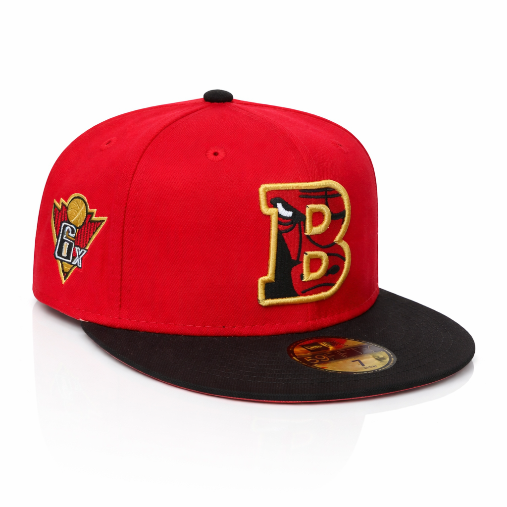 Chicago Bulls Red Black Gold Patch