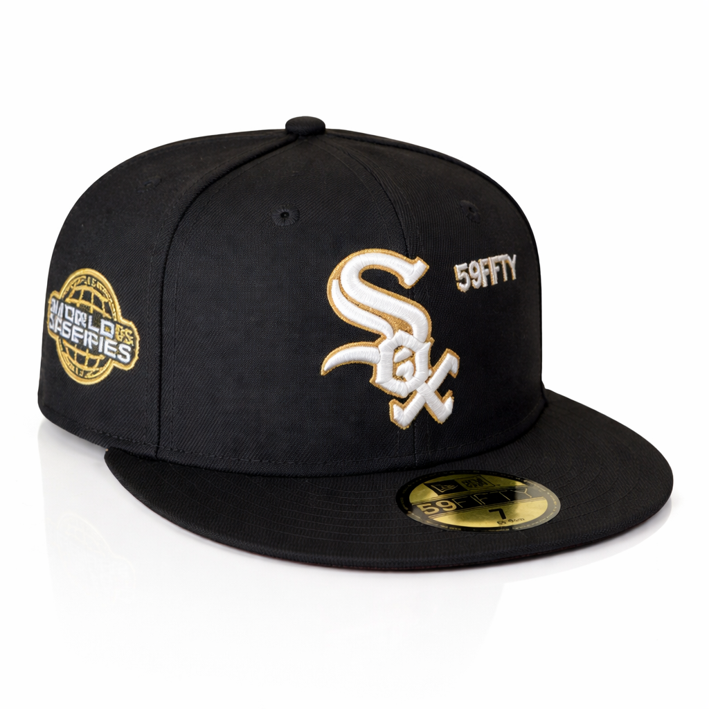 Chicago White Sox Black White Gold World Series