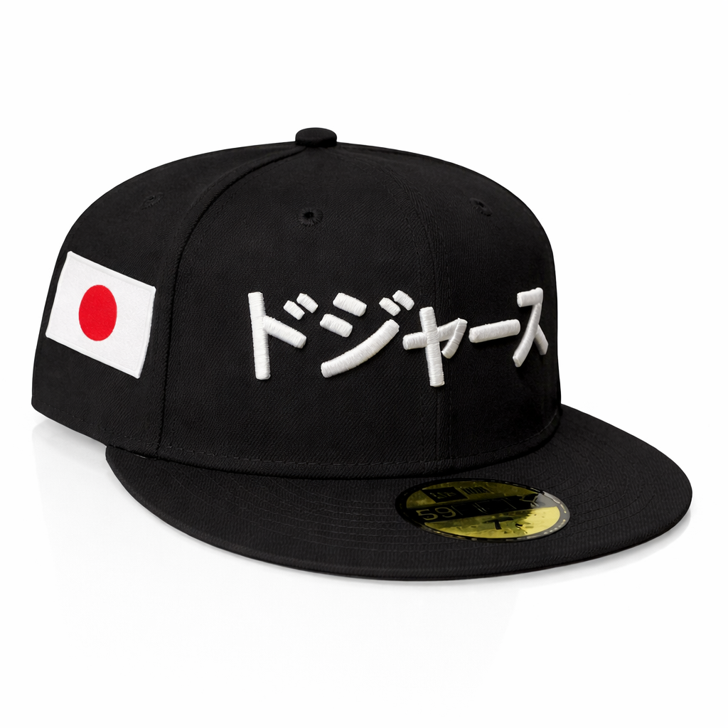 LA Dodgers Black White Japan