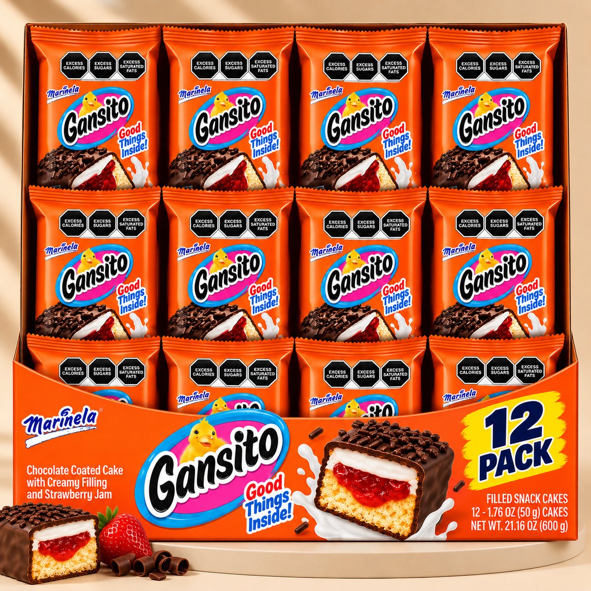Gansito Chocolate Cake